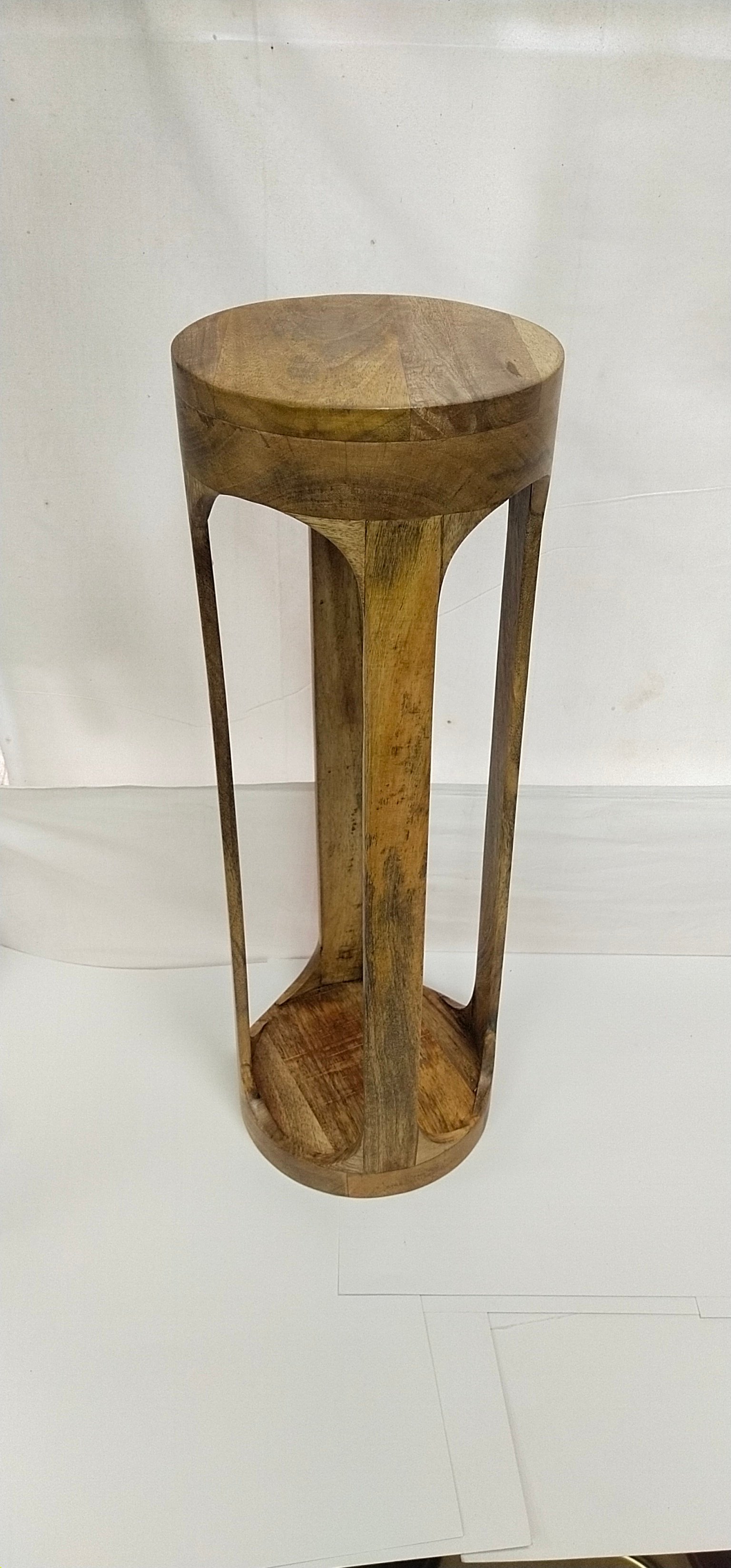 Wooden Round Side Table
