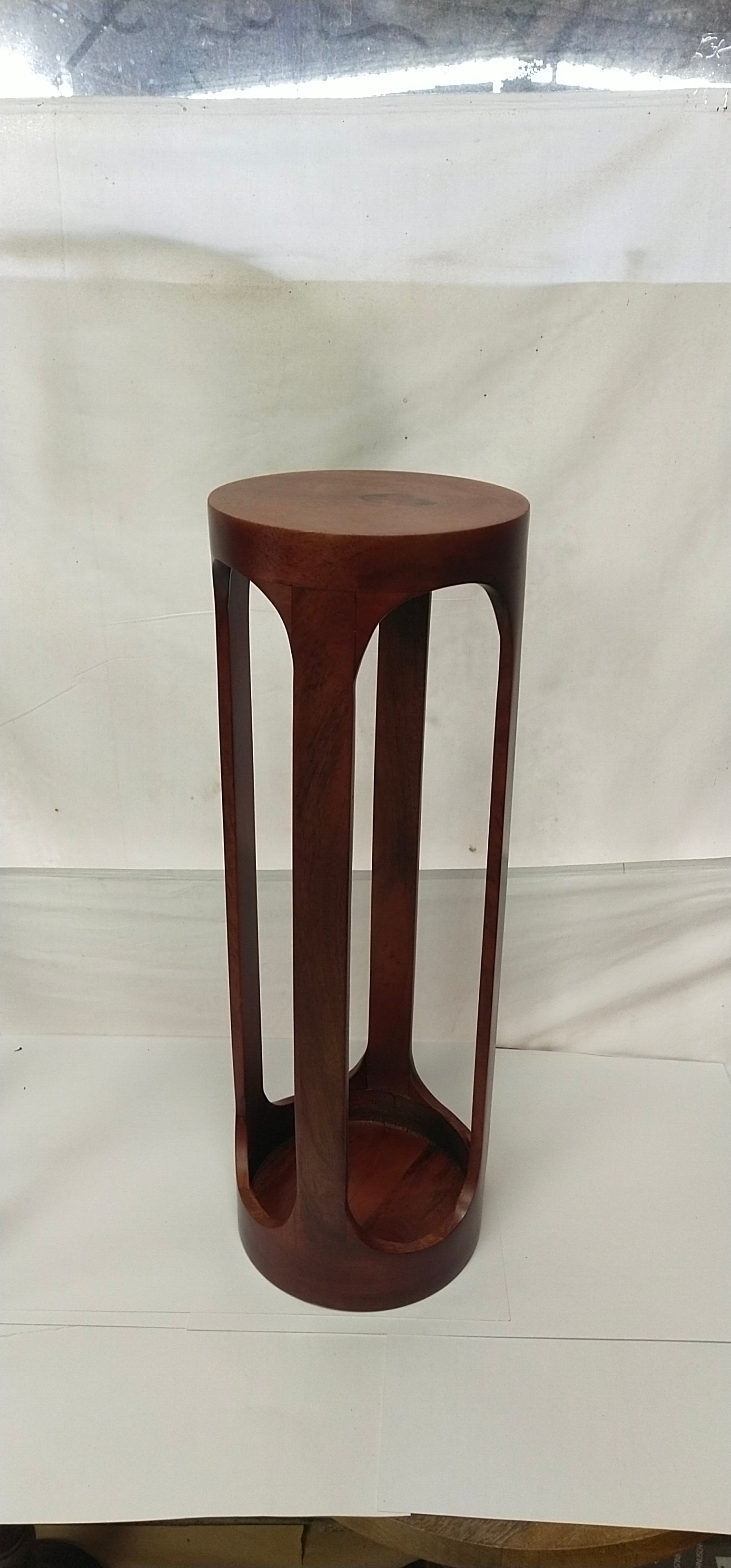 Wooden Round Side Table gallery image