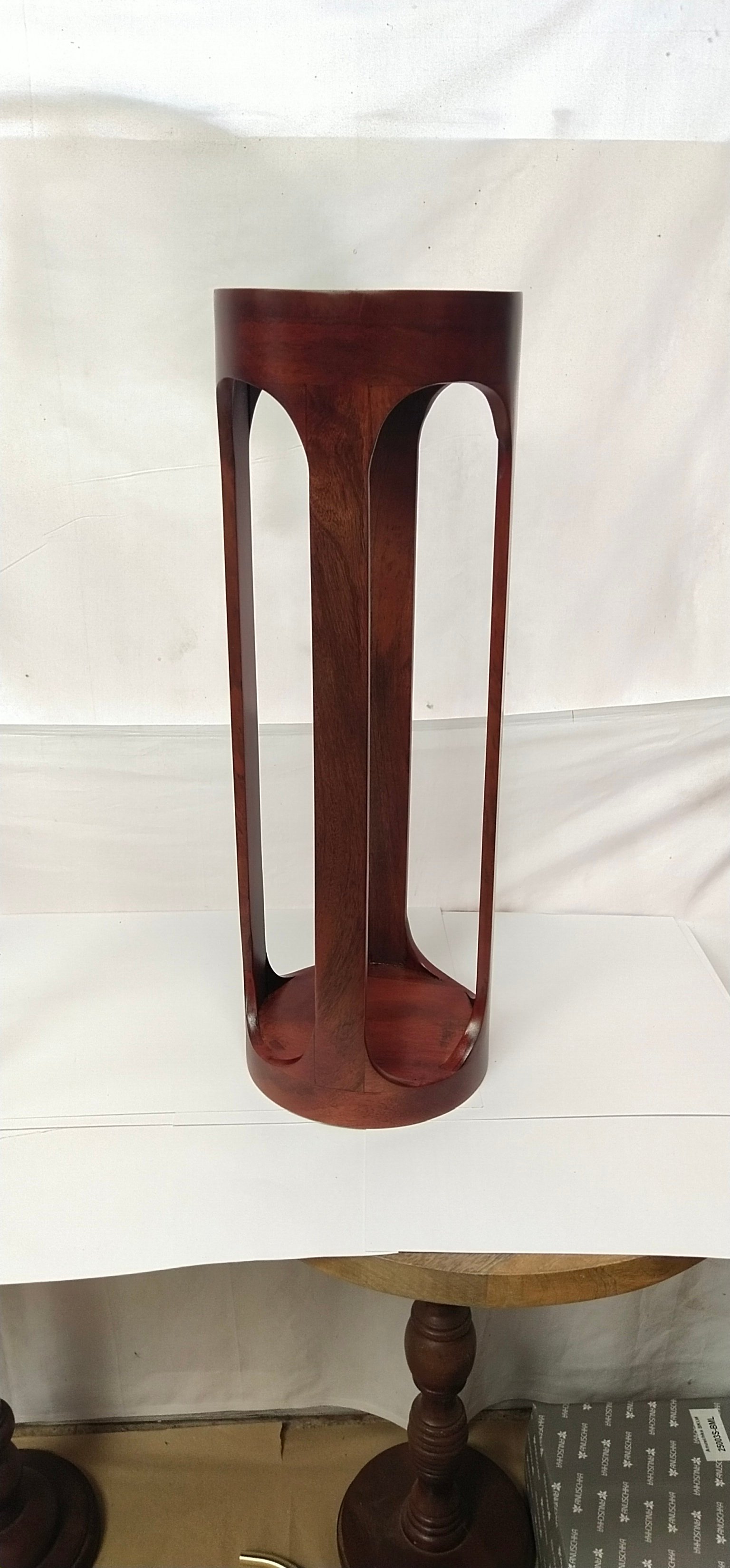 Wooden Round Side Table gallery image