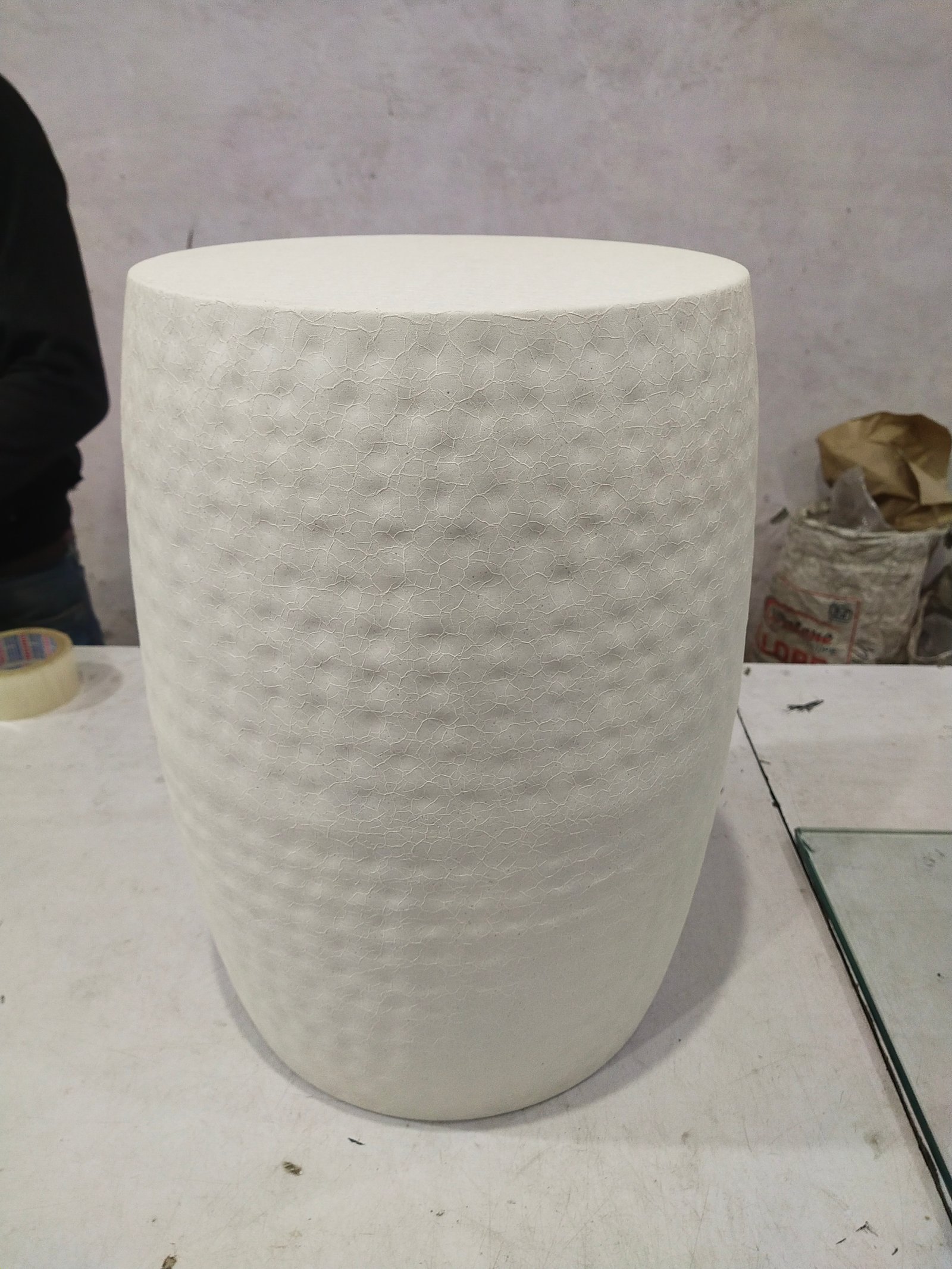 Metal Drum Stool gallery image