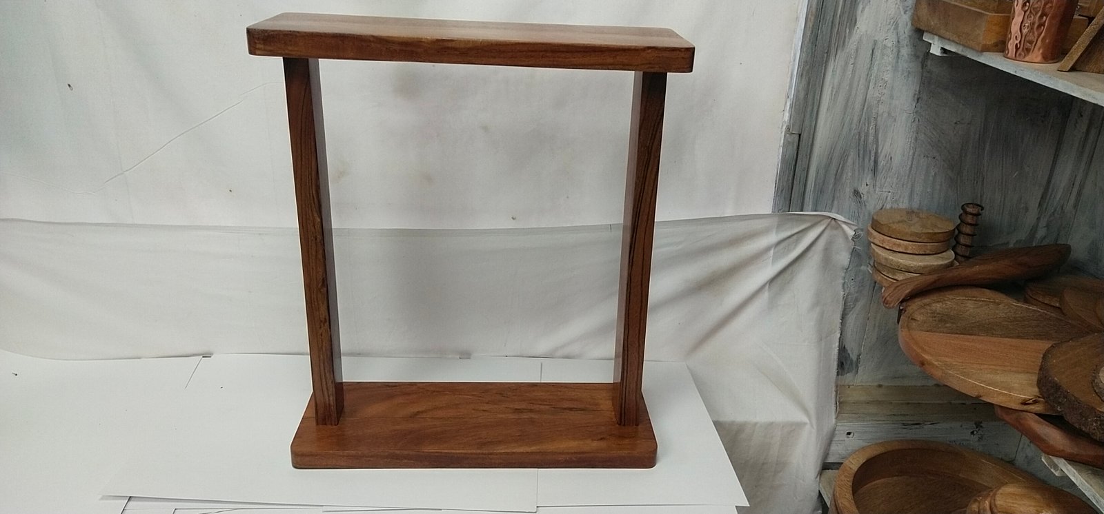Wood Bed Side Table gallery image