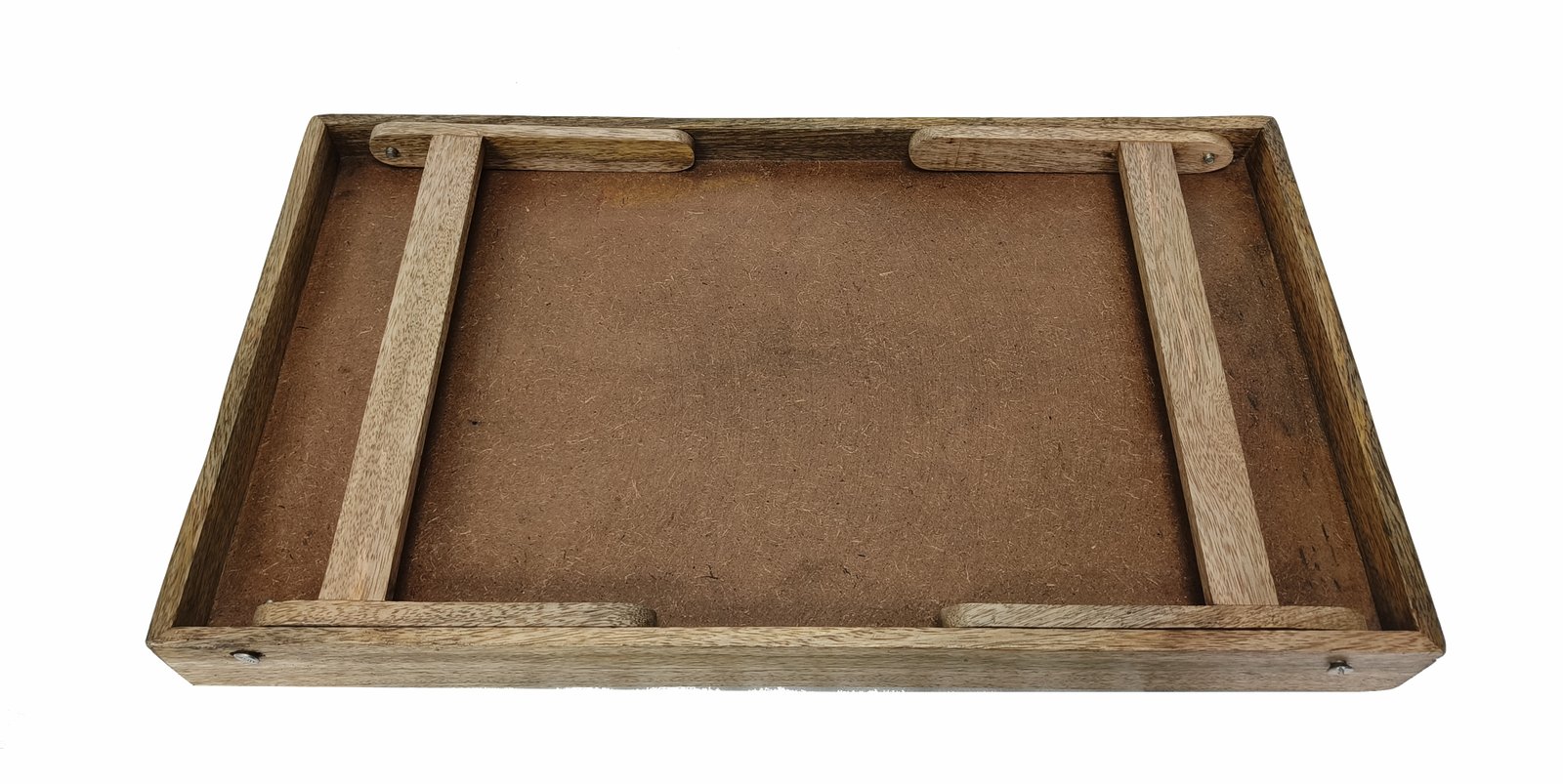 Foldable wooden breakfast bed tray gallery image