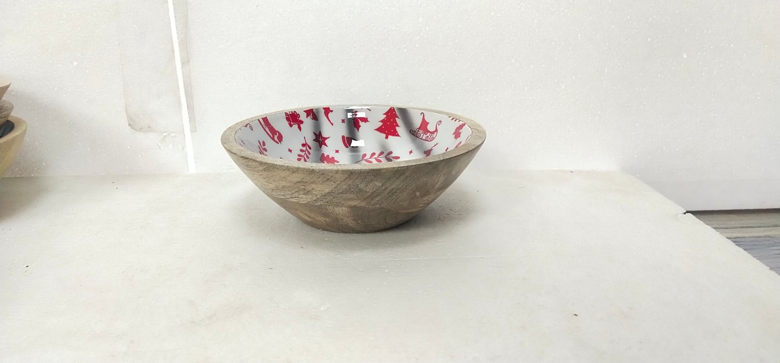 Wooden salad and serving bowl gallery image