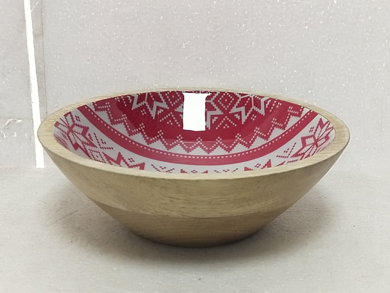 Wooden salad and serving bowl gallery image
